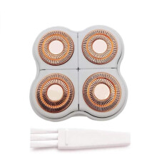 Beinhaarentferner-Ersatzkopf für Damen, Roségold, kompatibel mit Finishing Touch Flawless Legs Electric