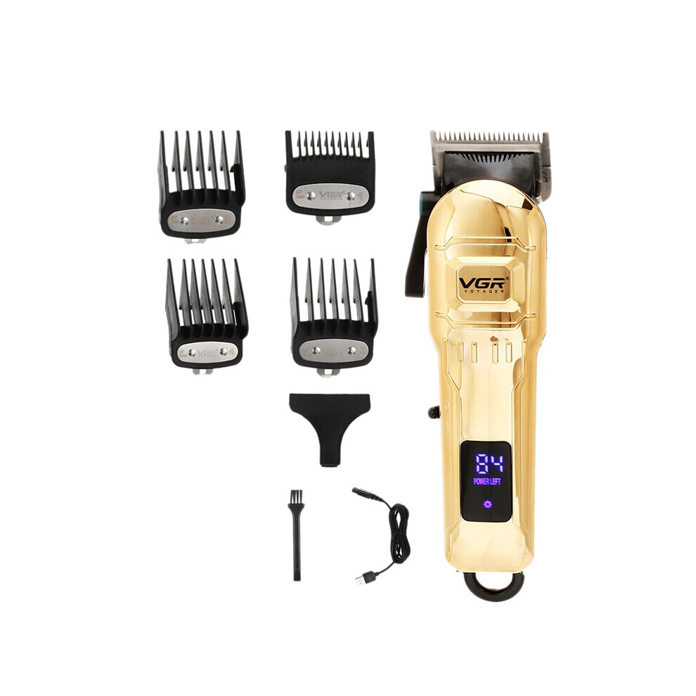 Tondeuse à cheveux professionnelle VGR V-268, rasoir électrique sans fil pour barbe