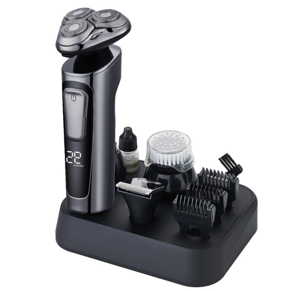 Rasoir électrique pour homme, tondeuse à barbe, tondeuse à nez, tondeuse à cheveux, rasoir rotatif,