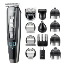 Hatteker Kabelloses 5-in-1-Pflegeset für Herren | Haar- und Barttrimmer