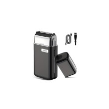 Mini Electric Shaver Portable Men's Foil Shaver Rechargeable Electric Razor Floating Double Head Beard Trimmer