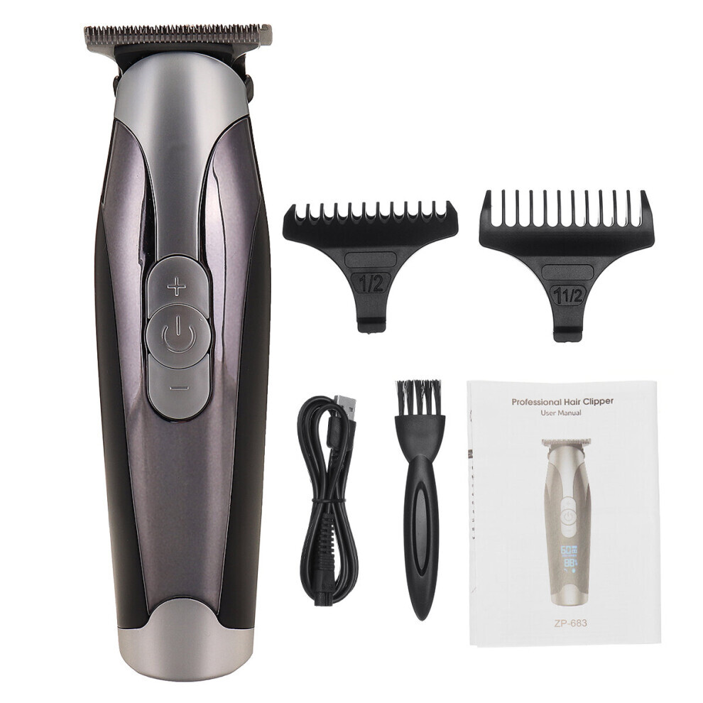 Tondeuse à cheveux électrique pour hommes, tondeuse à barbe étanche pour le corps et le visage