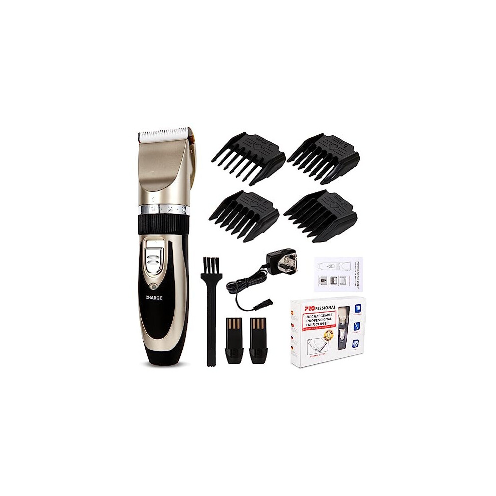 Tondeuse à cheveux sans fil ultra silencieuse, rechargeable, silencieuse pour enfants et hommes