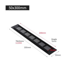 (50x300mm) Universal Air Vent Grille Household Aluminum Premium Wall