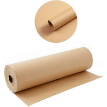 Recycled Natural Kraft Paper - Kraft Paper Roll - Ideal for Crafts, Art, Small Gift Wrapping, Packaging 30.5 cm x 30 m