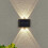 Solar Wall Lamp Outdoor Waterproof Up And Down Luminous Lighting 4