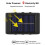 Solar Wall Lamp Outdoor Waterproof Up And Down Luminous Lighting 2