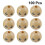 100pcs Round Wood Bead Diy String Bead Accessory Laughing Face Wood Bead (18mm) 2