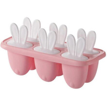 6pcs Silicone Ice Lolly Moulds for Children Diy Frozen,pink