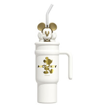 (White) Mickey Themed Mouse Vacuum Cup Stainless Steel Liner Cup Water Outdoor