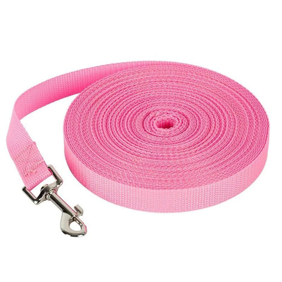 Tluda (, 4.5M) Longer Pet Leashes Rope Outdoor Training Running Dog Leash Belt Dogs Lead For Chihuahua Small And Large Dog Product Pink