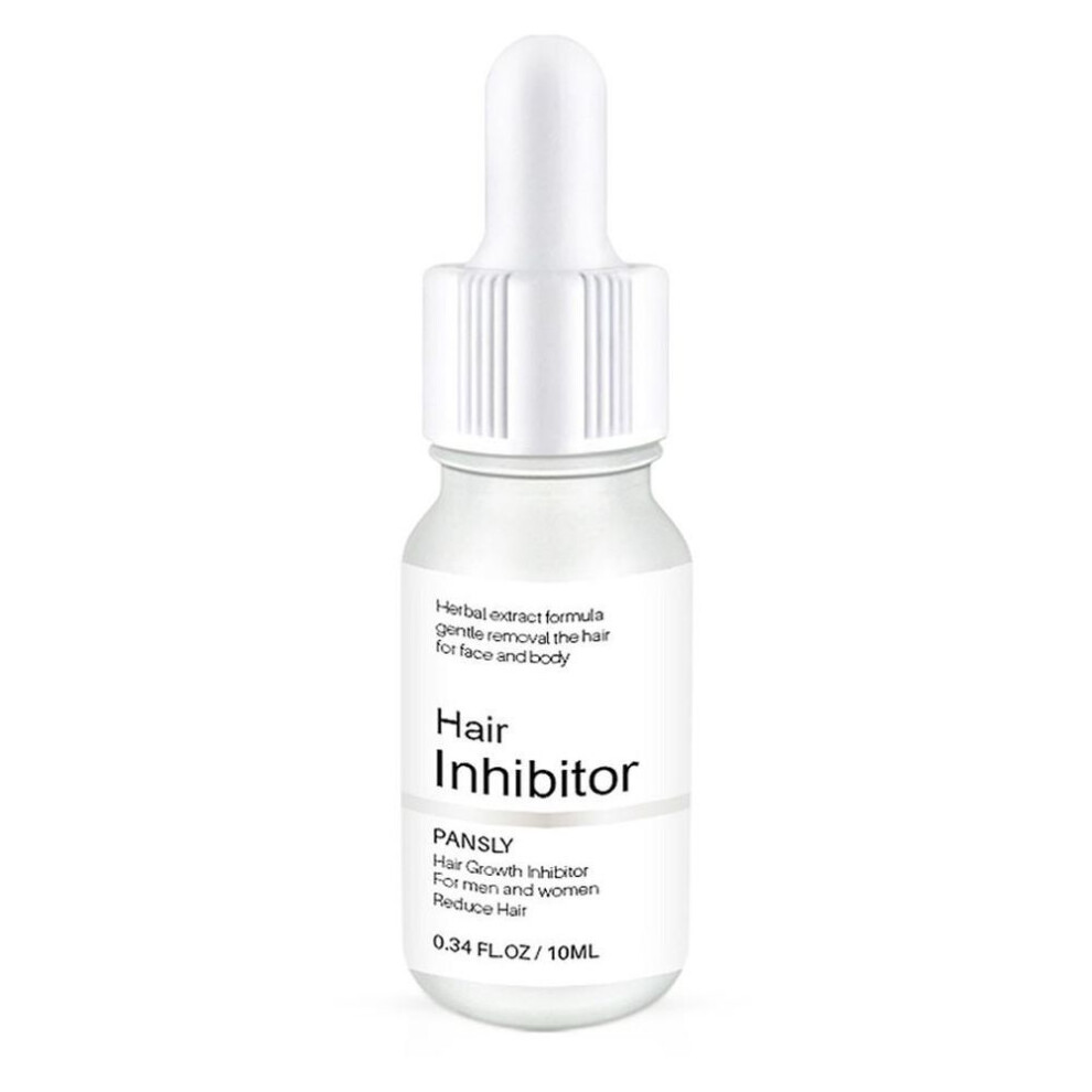 (white, One Size) Natural Hair Removal Hair Suppression Organic Hair Growth Inhibitor 20ml