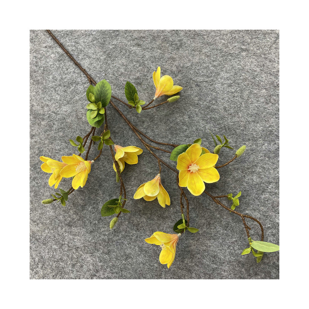 (3) Nine Simulation Artificial Yulania Denudata Bouquets Decoration For Indoor-image-OPC-PHGRC5Y-NEW