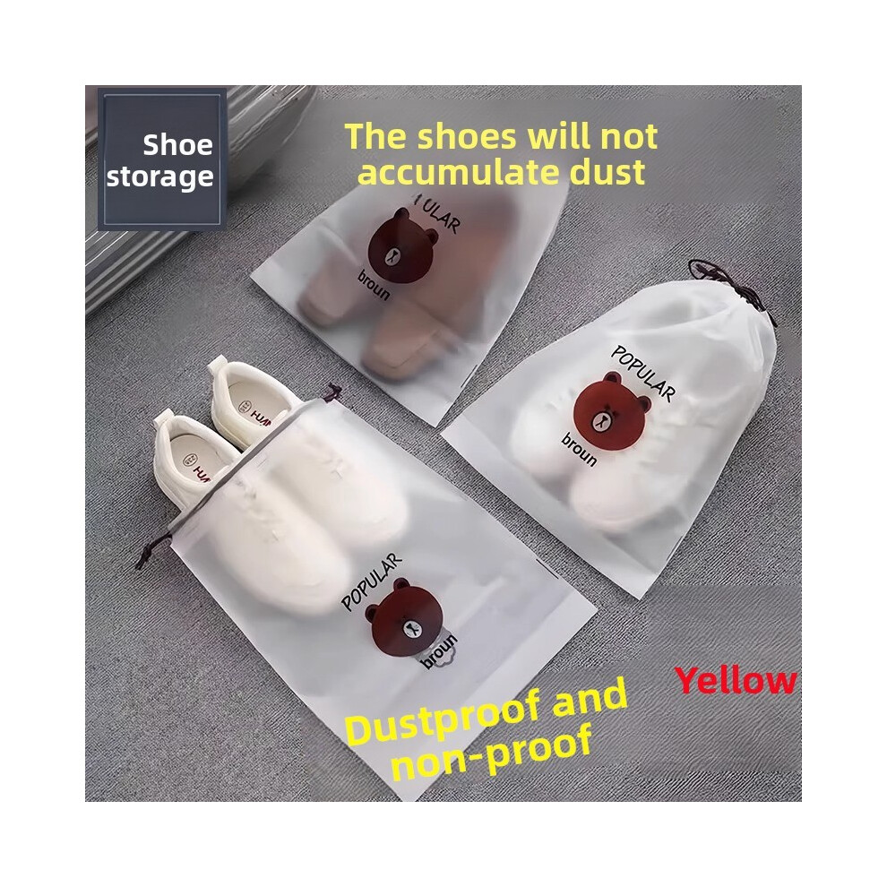 Letter Bear Pattern Dust Bag Drawstring Waterproof Travel Bag Storage Shoes-image-OPC-PHGRCFC-NEW