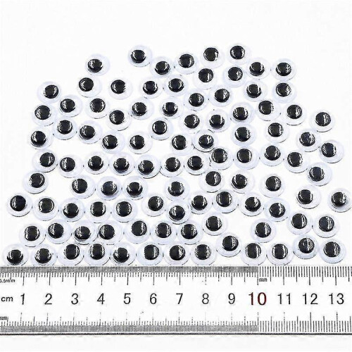 100pcs 7mm/15mm Mini with Adhesive Activity Eye Stickers Creative Diy Manual Activity Eyes