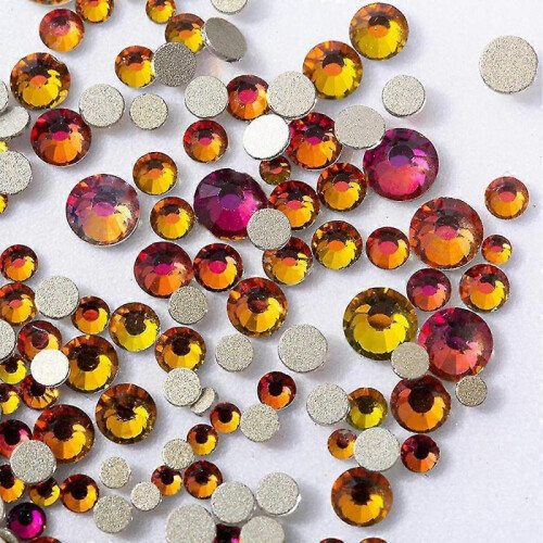 Colorful Crystal Nail Art, Flatbacks Rhinestones