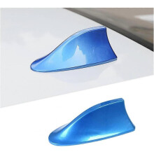 Car Shark Fin Antenna Cover, Auto Roof Aerials AM/FM Radio Signal Base, Shark Fin Shape Cover with Adhesive Tape