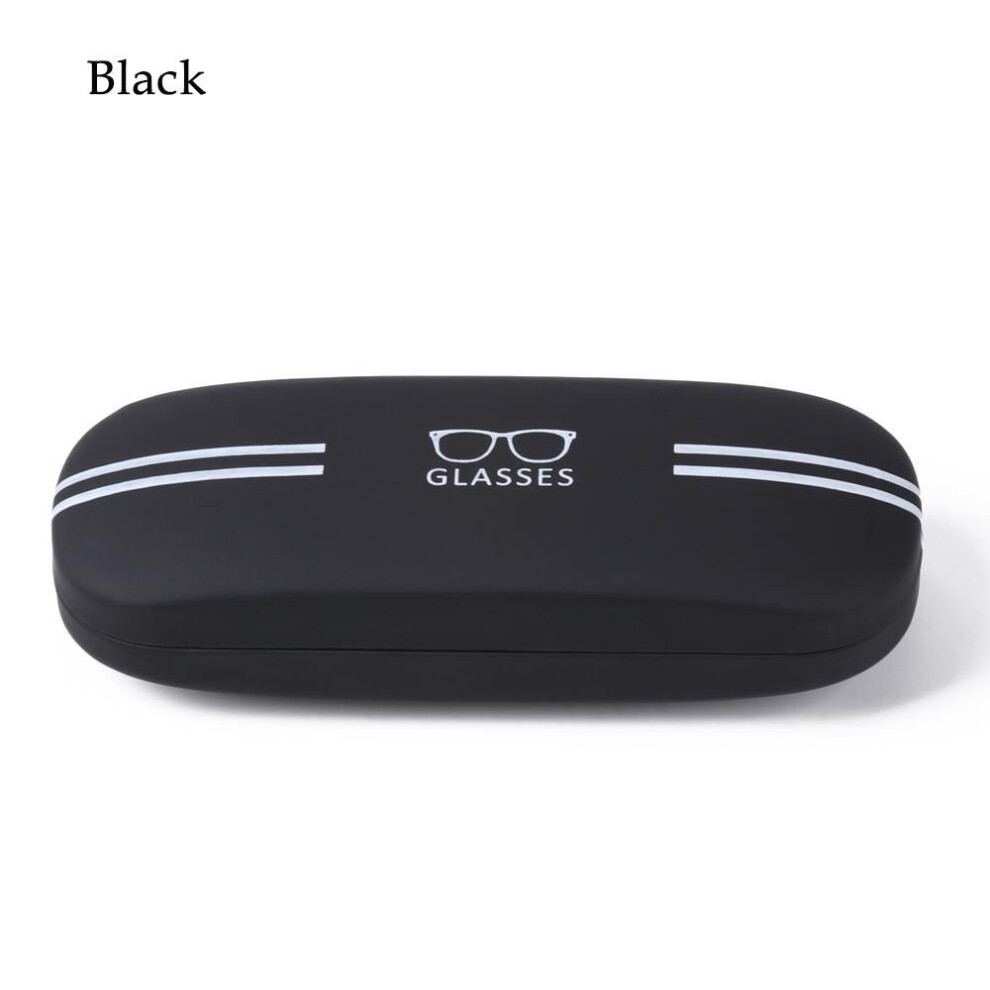 (Black) 1PC Hard Frame Eyewear Cases Sunglasses Reading Glasses Carry Bag Hard Box Travel Waterproof Pouch Case Eye Contacts Case