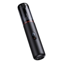 Aspiradora para coche Baseus A5 USB-C de 130 W con retroiluminación, color negro.