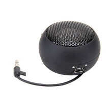 (Black) Mini Portable Hamburger Speaker Amplifier For iPod Laptop Tablet PC