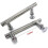 2 Pcs 145mm (14.5cm) Chrome Abs Shower Door Handle, Hole To Hole 2