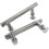2 Pcs 145mm (14.5cm) Chrome Abs Shower Door Handle, Hole To Hole 1