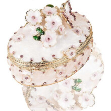 Butterfly Jewelry Box Hinge Girl, Handmade Jewelry Box Decorative Crystal Gift (Butterfly Box)