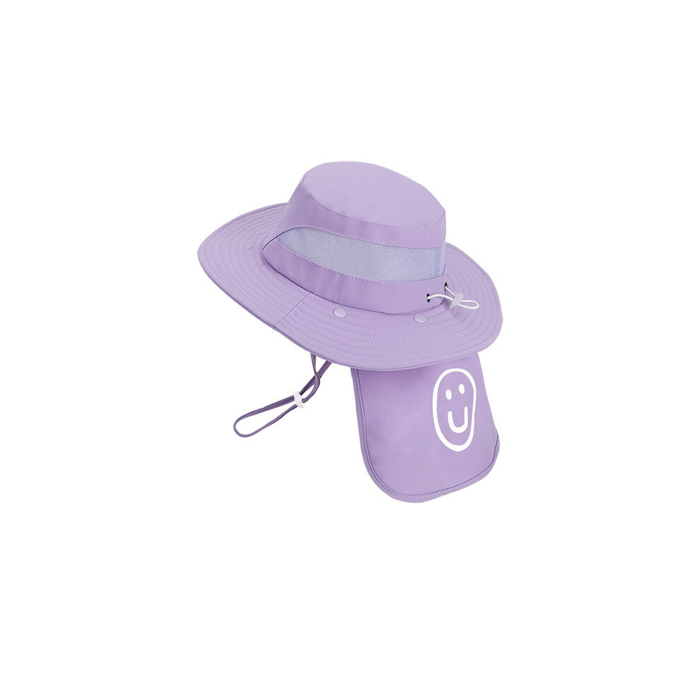 (Purple) Children Sun Hat With Uv Sun Protection And Breathable For Design Playgrounds-image-OPC-PHGRFWR-NEW