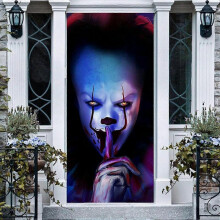 halloween banner decorations trick or treat horror killer creepy theme background