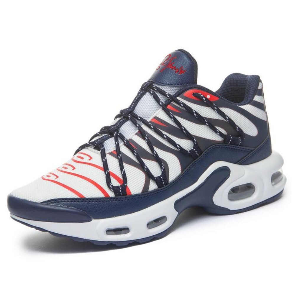 (white, 41) MAITA Fashion Mens Sports Shoes Walking Sneakers Tennis Running Shoes Large Size Shoes39-46