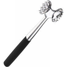Meat Tenderizer Hammer Mallet Tool Stainless Steel Double-sided Meat Hammer Kitchen Tool
