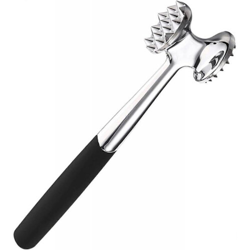 Meat Tenderizer Hammer Mallet Tool Stainless Steel Double-sided Meat Hammer Kitchen Tool