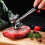 Meat Tenderizer Hammer Mallet Tool Stainless Steel Double-sided Meat Hammer Kitchen Tool 2