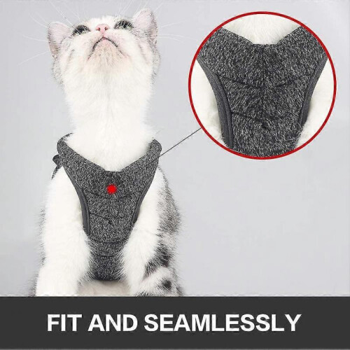 Ultralight Cat Harness And Leash Soft And Comfortable Kitten Collar 2