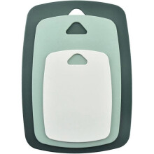 Kitchen Plastic Cutting Board Set of 3, Professional Multi Color Chopping Boards Sets