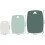Kitchen Plastic Cutting Board Set of 3, Professional Multi Color Chopping Boards Sets 2