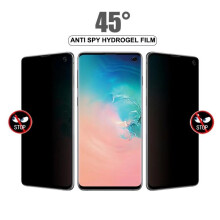 (For Samsung S23Ultra) 2Pc Anti Spy Hydrogel Film for Samsung S23 Ultra S21 S20 S22 Note 20 Ultra Note10 9 S10 Plus S20 Fe S9 S8 Plus Privacy Screen Protector