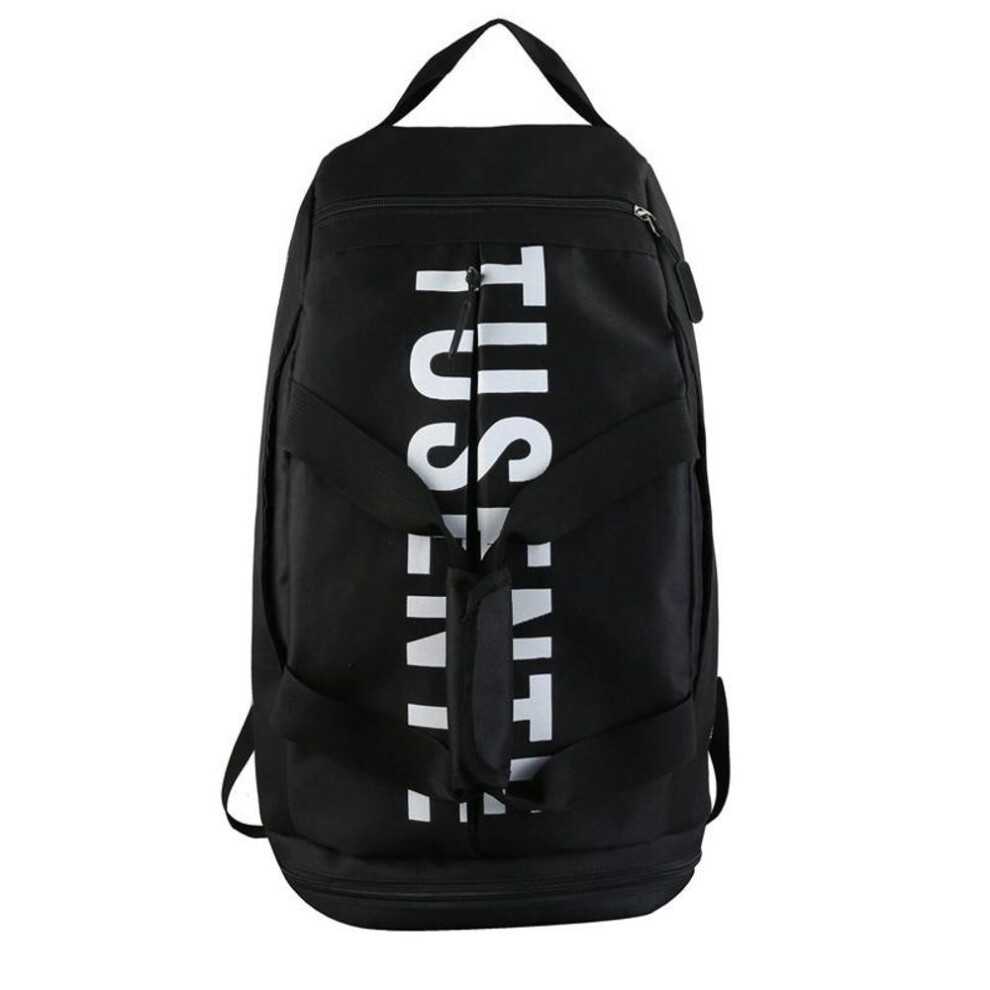 (black, CN) Sport Gym Bag Women Fitness Backpack Large Waterproof With Shoes Warehouse Travel Pack Sportsbag Shoulder Bag Men Daily School