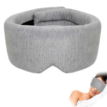 Cotton Sleep Mask for Men Women, Handmade Eye Mask for Sleeping, Light Blocking / Breathable / Comfortable