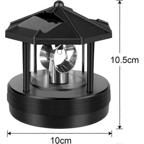 Solar Powered Lighthouse, Led Rotatable Lighthouse Garden Light Garden 2