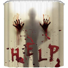 71 x 71 Inch Halloween Shower Curtain Liner Curtain Help Me Make Halloween Decorations