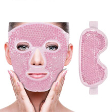 For reducing puffiness, eye bags, sinuses, redness, pain, dark circles, migraine (1*eye mask+1*mask)
