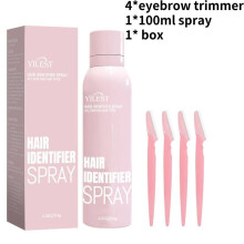(Pink) Spray Hair Identification For Face Shaving Skin Dermaplaning Tool Women Clean