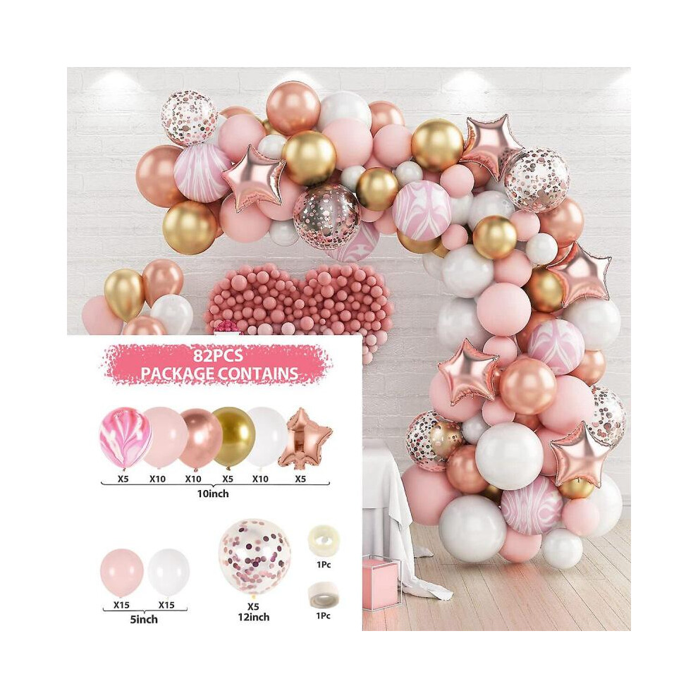 Kit Guirlande de Ballons Arche Décoration Anniversaire Mariage Confetti Ballons Latex Décorations Baby Shower 40