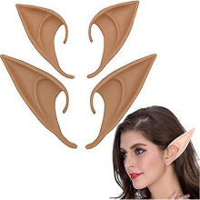 Elf Ear, Fairy Ears, Cosplay Halloween Party Live Broadcast Props, Anime Party Dress Up Costume, Masquerade Ball Elven Vampire Ears(2 Pair)