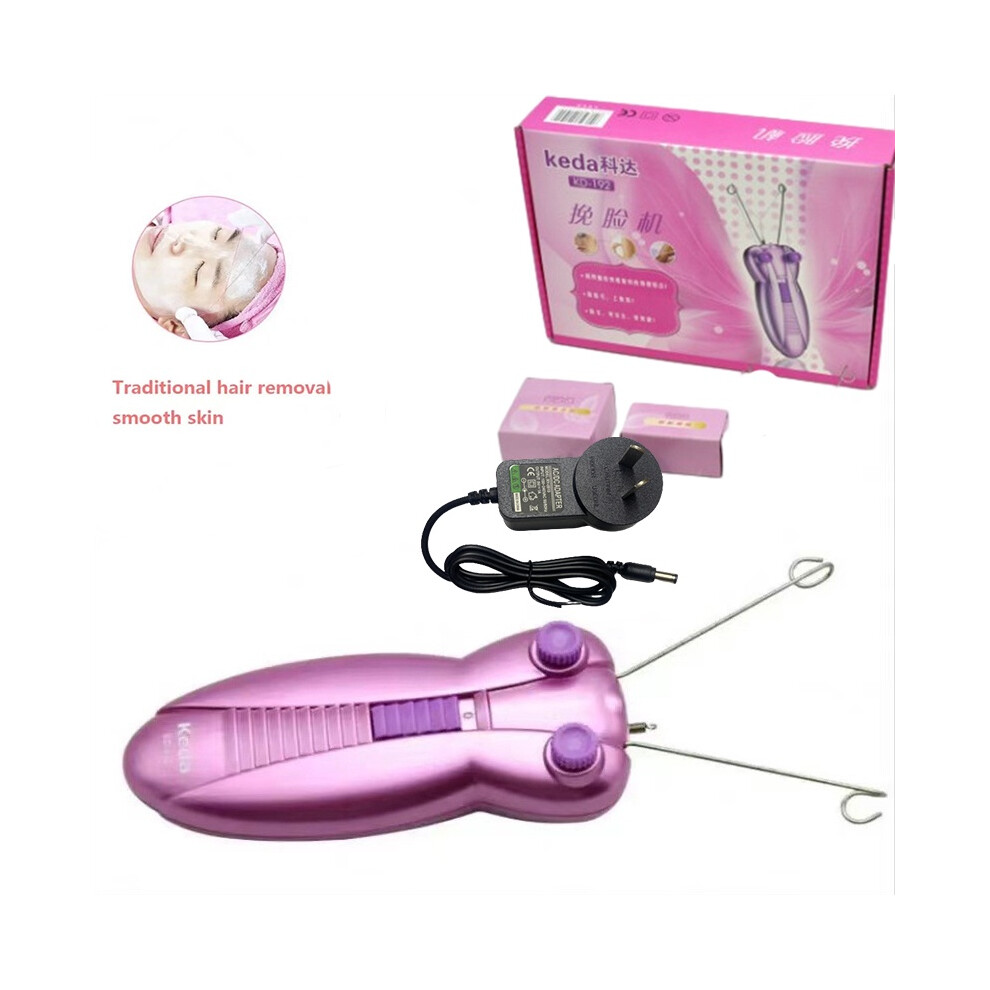 Electric Threading Eyebrow Epilator Face Threader Hair Remover Cotton Thread