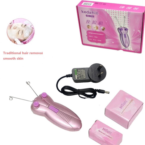 Electric Threading Eyebrow Epilator Face Threader Hair Remover Cotton Thread 2