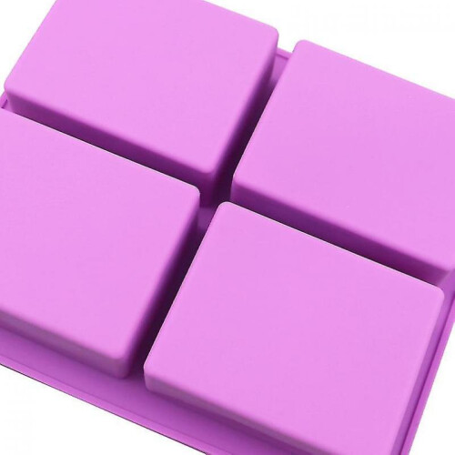 Silicone Soap Mold Diy Reusable Angel Pattern Square Soap Mold 2