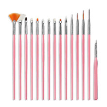 Nail Art Brush Manicure Tool Set Resin Palette Nail Art Mix Color, Dot Brush Tool Manicure