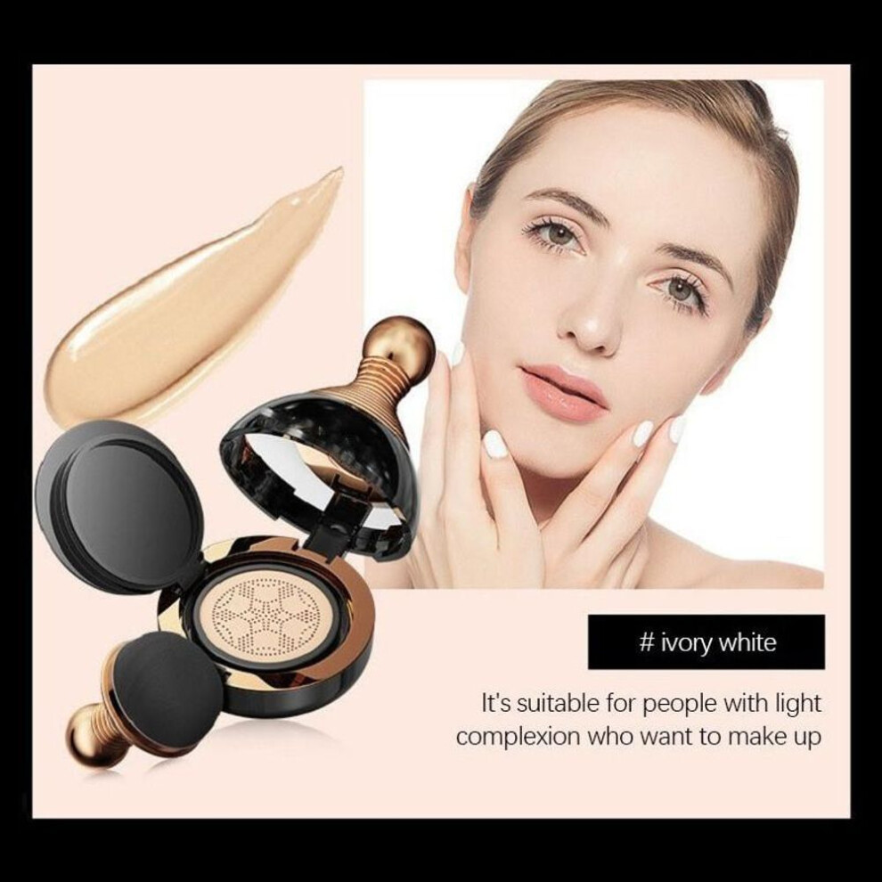 (Ivory) Long Lasting Waterproof  Concealer Makeup Beauty Cream Lightweight Breathable Concealer Isolation Cream Muscle Mushroom Cushion BB Cream CC Cream